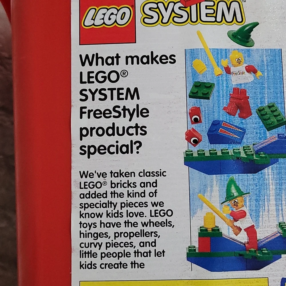 NEW RARE 1997 LEGO System 4055 SEALED Freestyle 320 Special Pieces Value Bucket